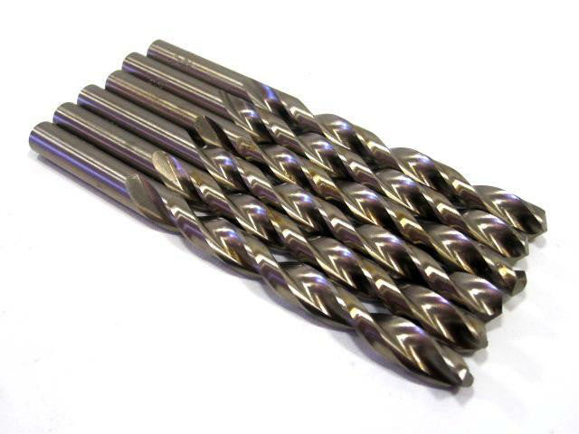 CLE-LINE (C07990) 23/64" x 3-1/2" x 5" OAL HSS RH Drill Bits - Lot Of 6