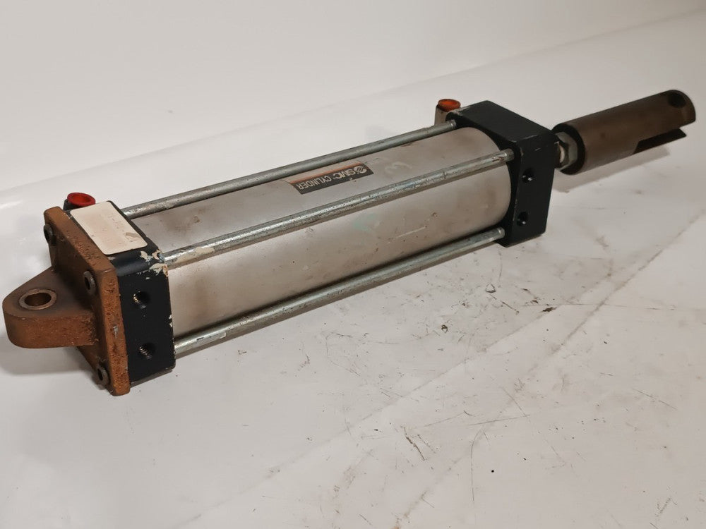 SMC NCDA1C250-0600-X2US Pneumatic Cylinder with Adapter, 250psi Max, 17.5 kgf