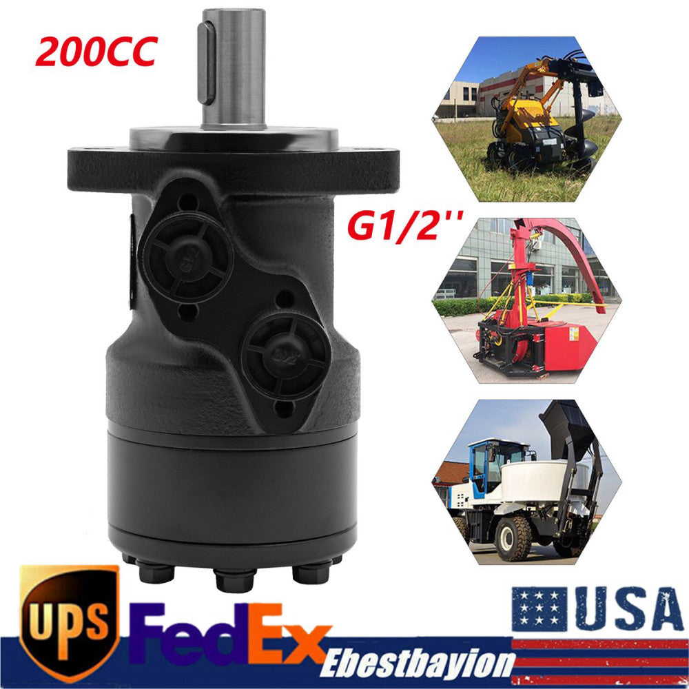 Hydraulic Motor Diamond Flange BMR-200, High Speed High Torque High Accuracy