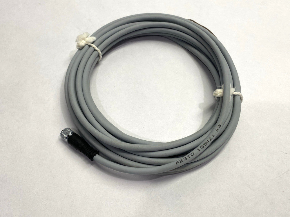 Festo SIM-M8-3GD-5-PU Single-Ended Cordset 3-Pin M8 5m 159421