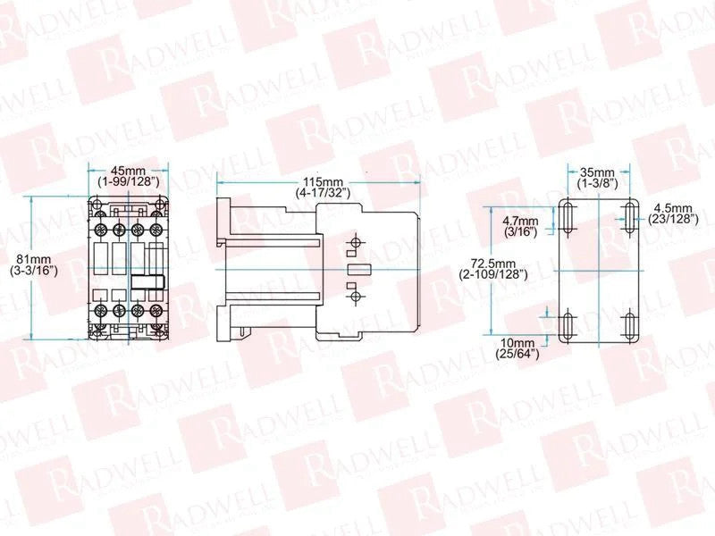 RADWELL VERIFIED SUBSTITUTE CA7-23-01-24E-SUB (SM-AUX) / CA7230124ESUBSMAUX (BRA