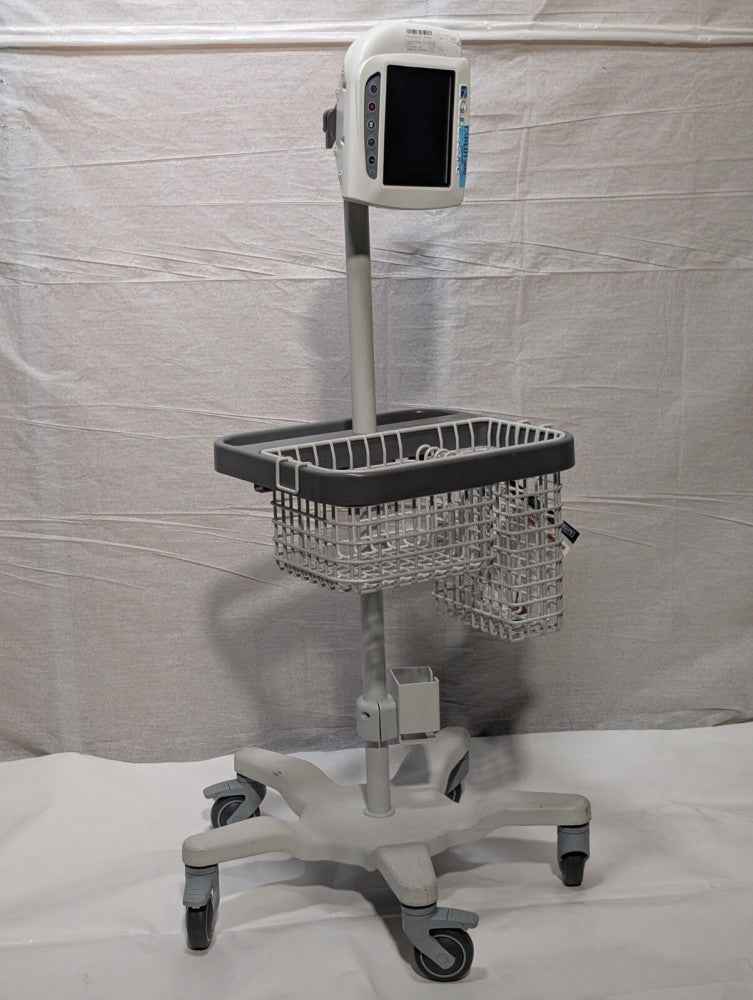 Verathon Glide Scope 05700338 Video Monitor, Basket & Wheels AN171909, as shown