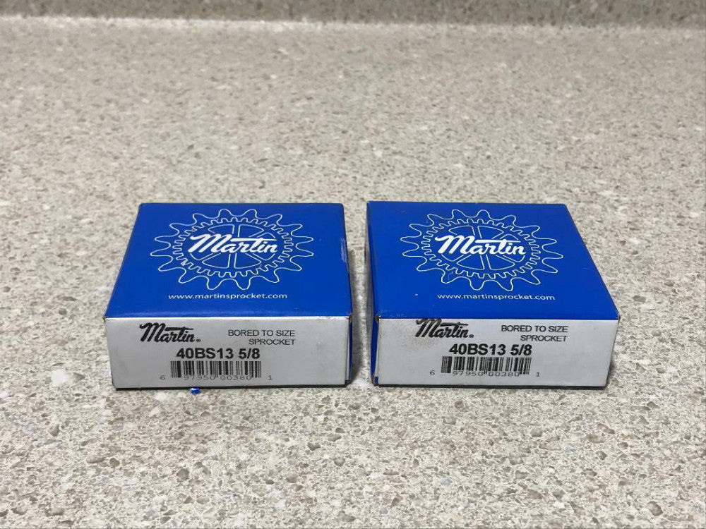 Martin Sprocket 40BS13 5/8 NEW (Lot of 2)