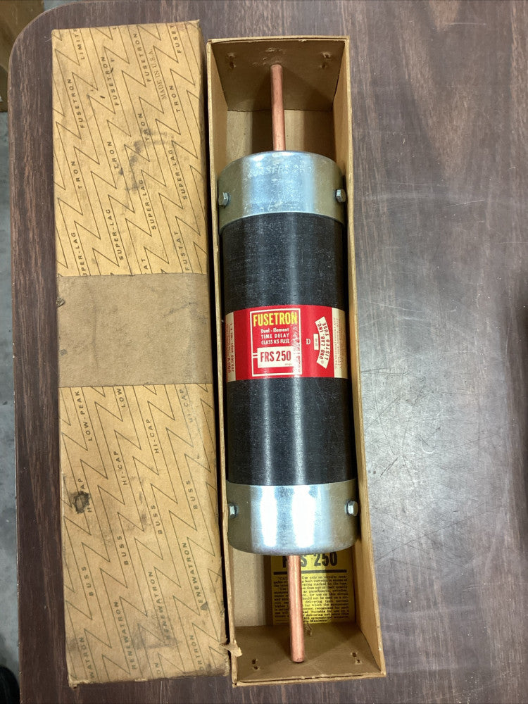 Bussmann Fusetron Duel Element FRS 250 FRS-250 Time Delay Fuse