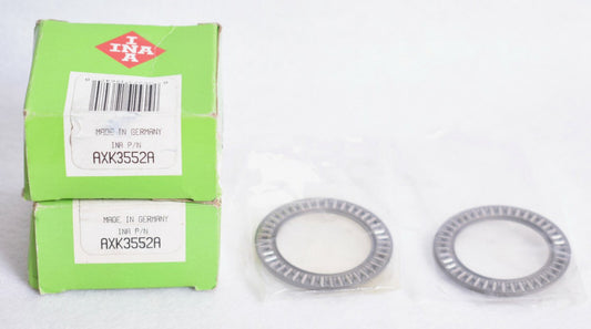 2 Count INA Needle Roller Thrust Bearings  AXK3552A