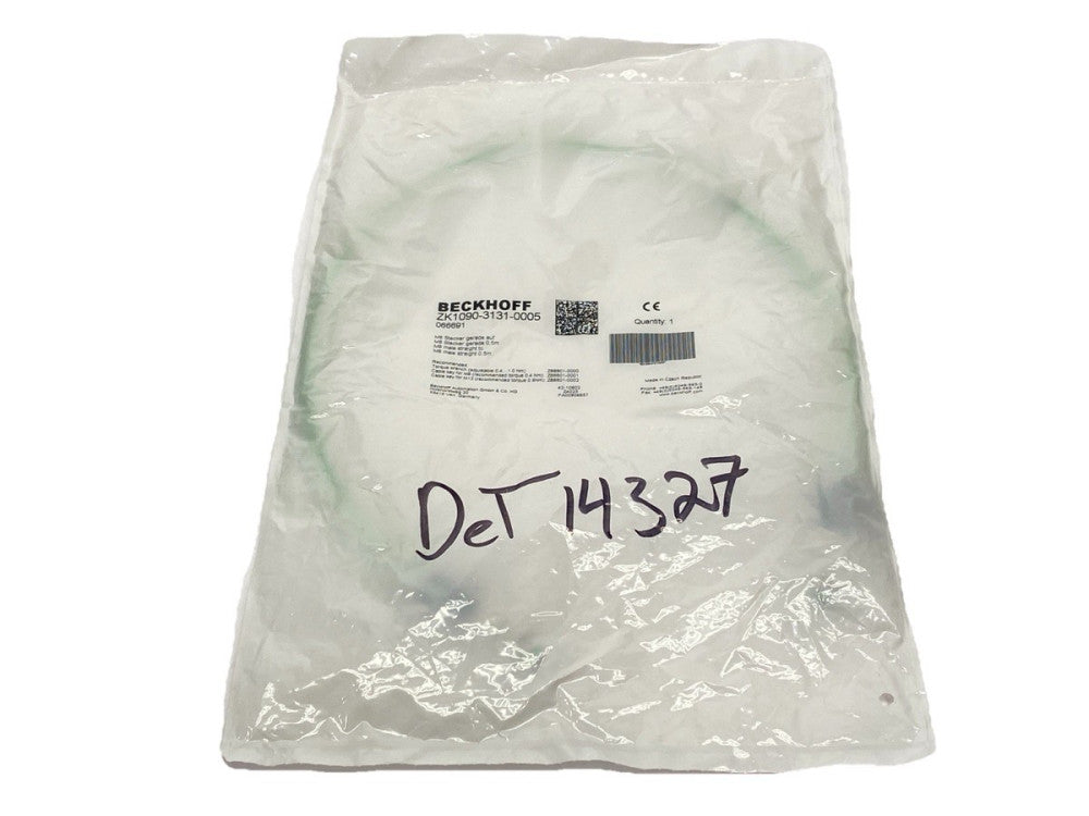 Beckhoff ZK1090-3131-0005 Industrial Ethernet Cable Male M8 4-Pin 0.5m 066691