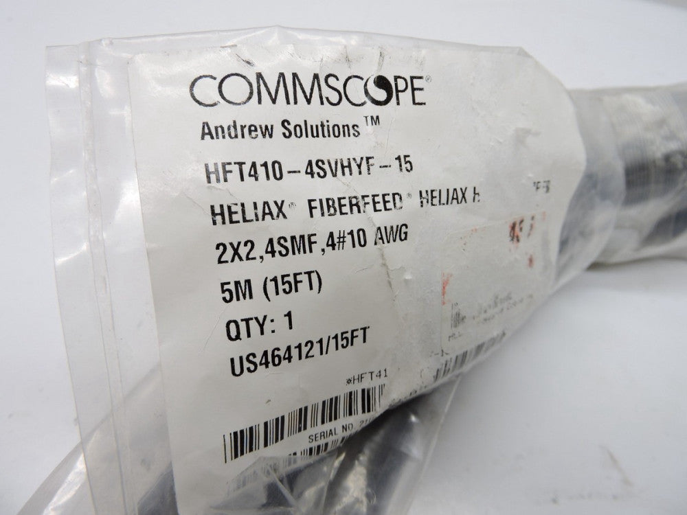 CommScope HFT410-4SVHYF-15 Hybrid Cable Assembly 15' Length - GENUINE NEW!