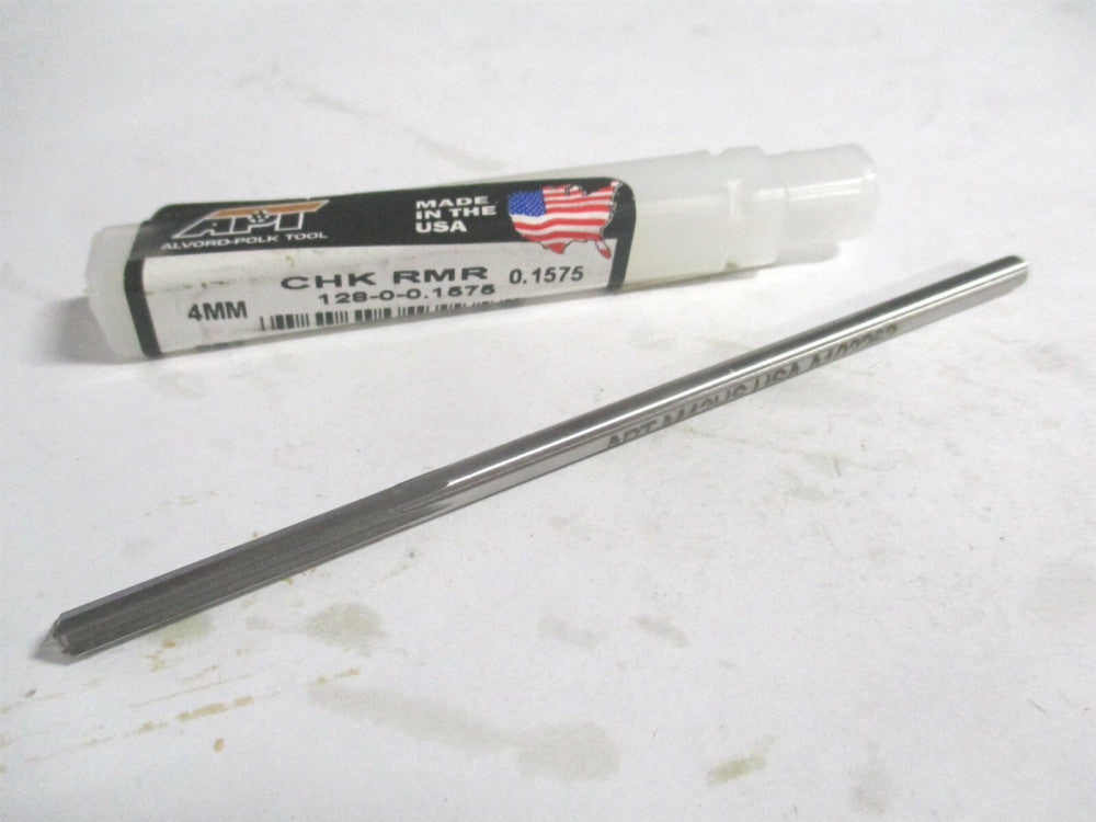 Alvord Polk (00281) 0.1575" Straight Shank 6-Flute Cobalt Chucking Reamer 