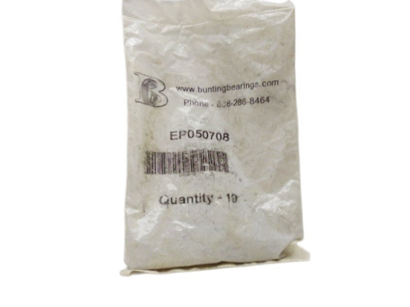 BUNTING EP050708 SLEEVE BEARING (PK OF 10) NSMP