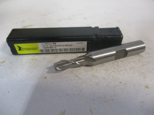 (720-1501) 1/4" x 5/8" x 3/8" x 2-1/2" OAL 2Fl High Speed Steel Square End Mill 