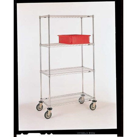 Metro Pk1051 Wire Cart,24 In. W,48 In. L,Steel