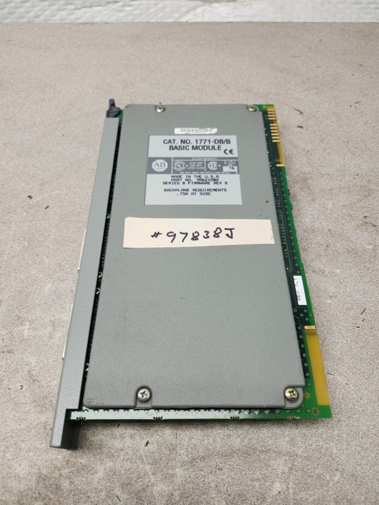 USED ALLEN BRADLEY BASIC MODULE 1771-DB/B