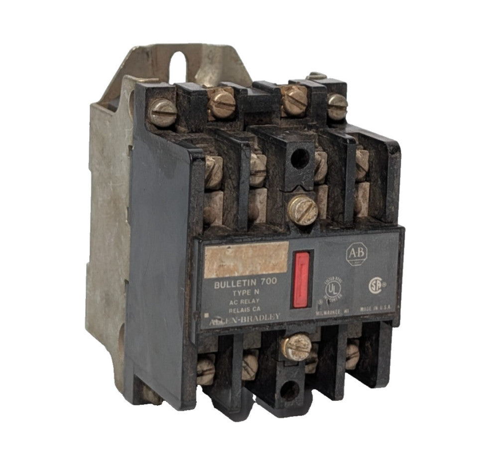 Allen Bradley 700-N400A1 AC Relay, Series C, NEMA A300, P300 with 110/120V Coil