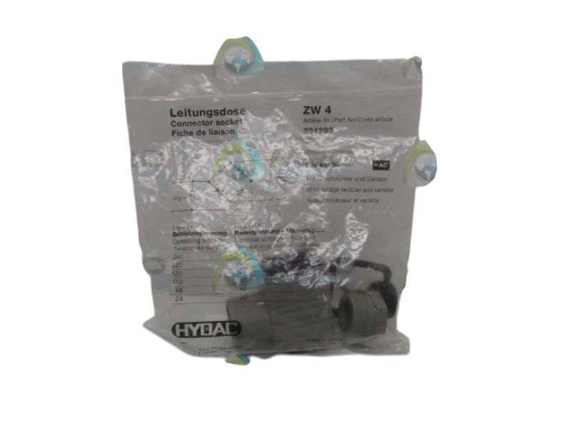HYDAC 394293 CONNECTOR ELECTRIC ZW4  NSMP