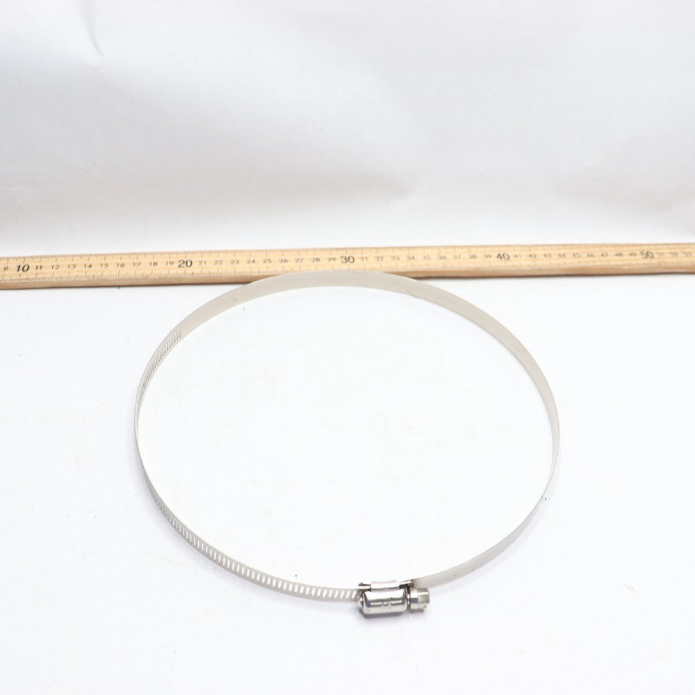 (10-Pk) Hose Clamp Stainless Steel Silver 5.69-8.5"
