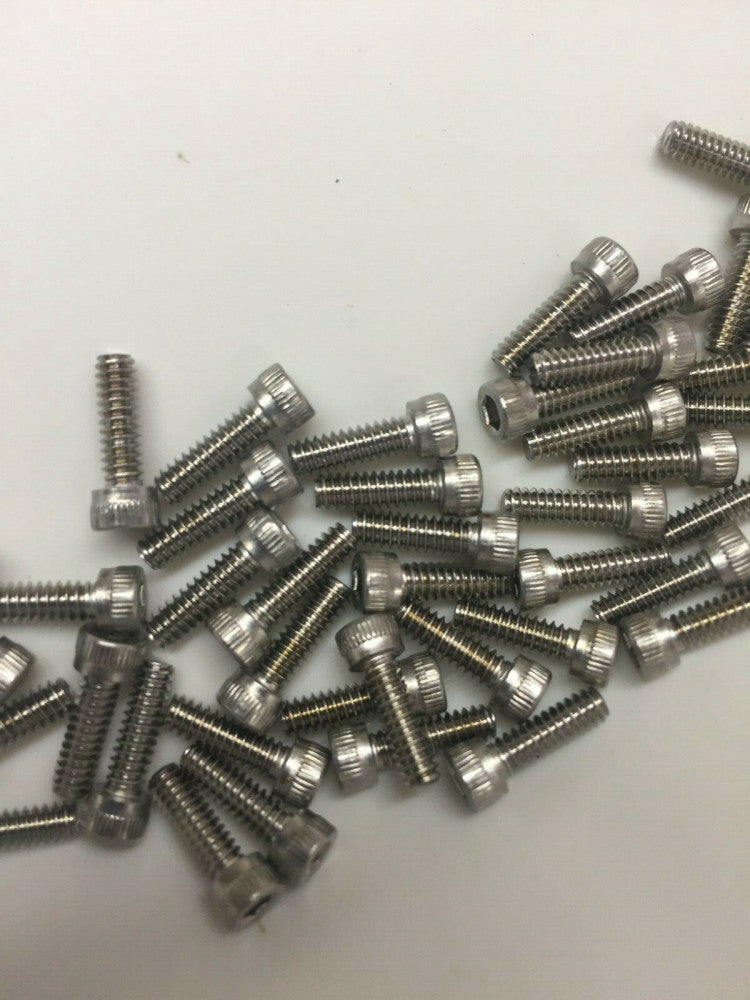 Lot of 50 4-40 Socket Head Cap Screws 316 Stainless Steel 3/8" Long