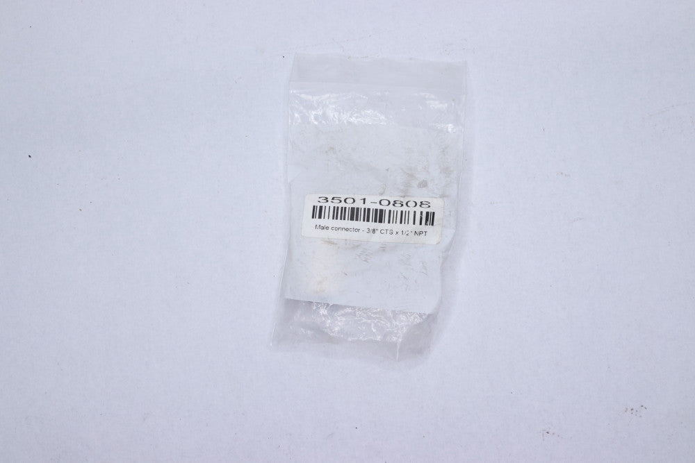 Quick Connect Connector Plastic 3/8" CTS x 1/2" MPT 3501-0808