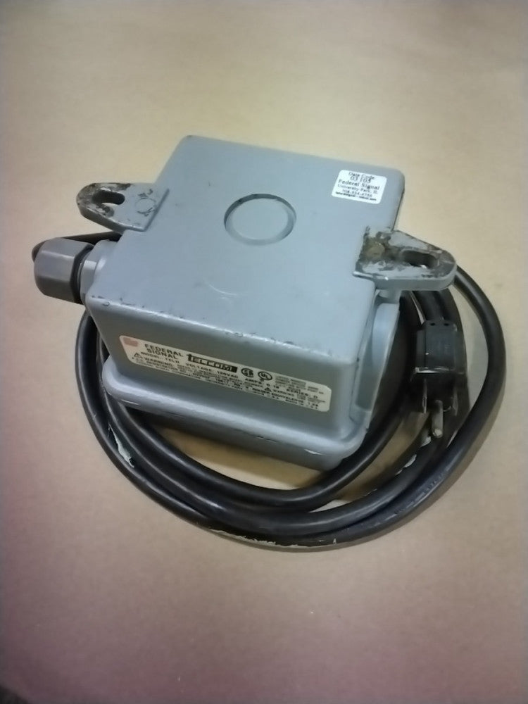 FEDERAL SIGNAL TELH-120VAC TELCOM BELL SERIES D WALL MOUNT HVV2QF-10617-RG-N