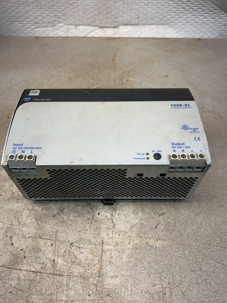 USED ALLEN BRADLEY POWER SUPPLY 1606-XL480EP