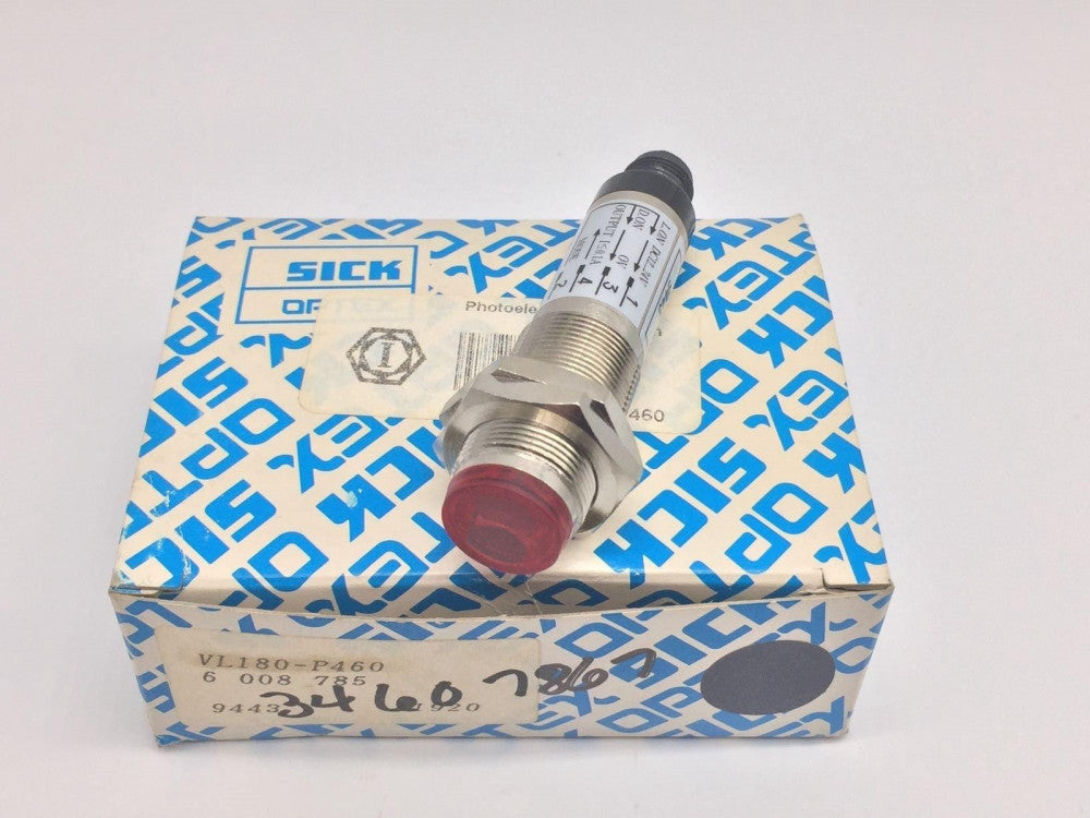 SICK VL180-P460 CYLINDRICAL PHOTOELECTRIC SENSOR 10-30VDC 