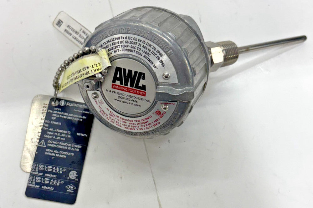 PYROMATION INC. AWC TEMP SENSOR CONDUIT XP-RAF185L483-004-00-8HN93
