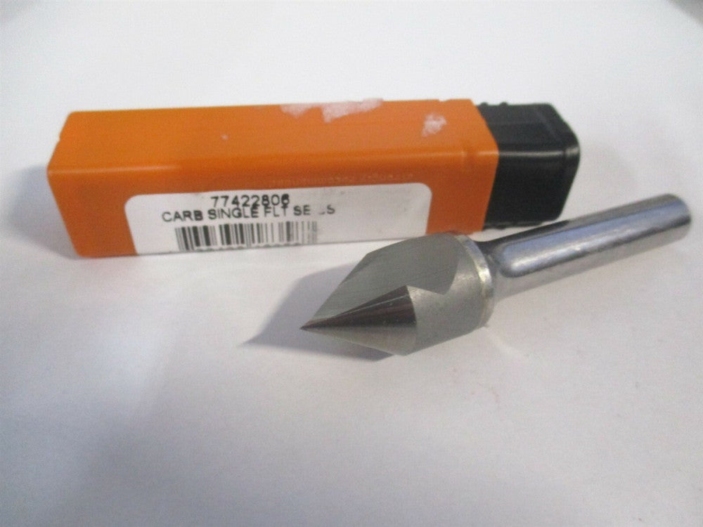 (331-007550) 5/8" x 3/8" x 2-5/8" OAL 60° Solid Carbide 1 Flute Countersink 