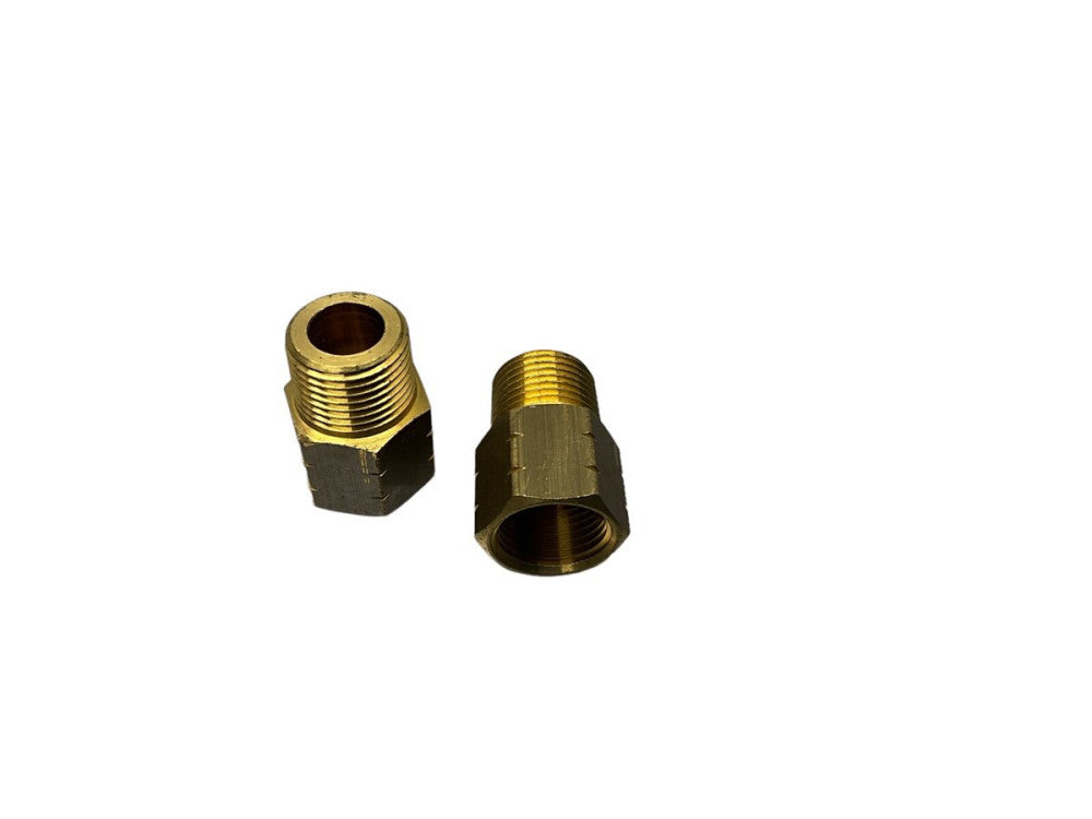 Reducing Nipple (male-female thread) Brass (RN38NPT38GMS) (SET OF 2)