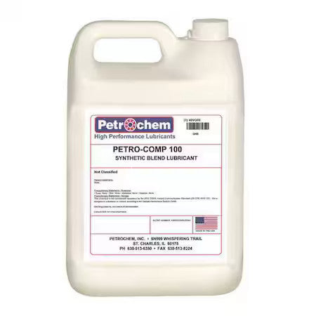 Petrochem Petro-Comp 100-001 Compressor Oil,1 Gal.,Jug,Mineral Oil