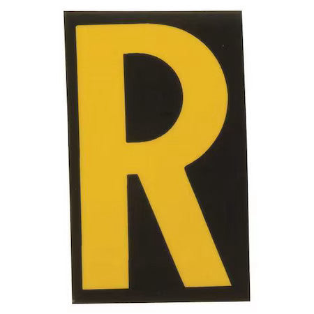 Brady 5905-R Reflective Numbers And Letters,R,Pk25