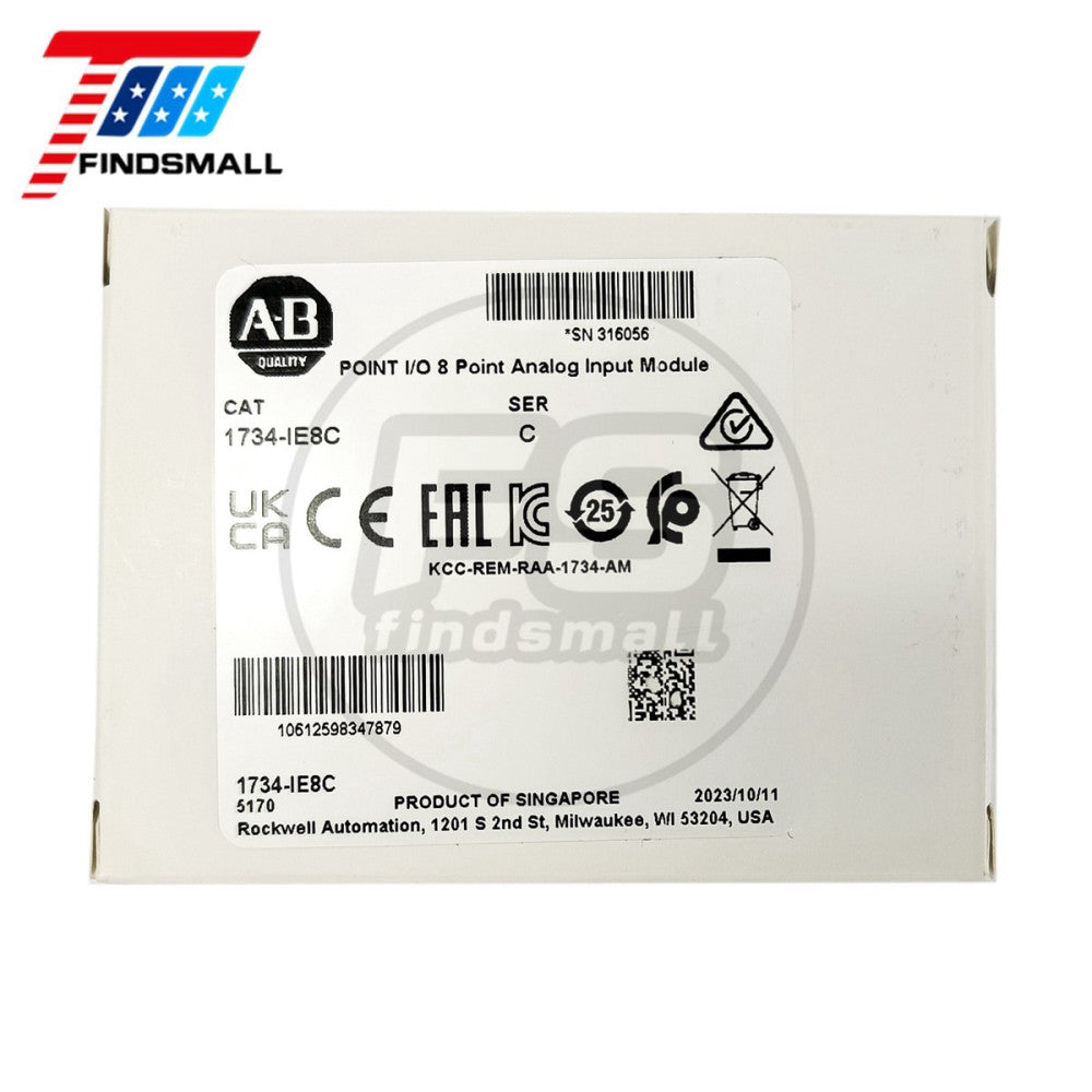 2023 New Allen-Bradley 1734-IE8C Series C POINT I/O 8 Point Analog Input Module