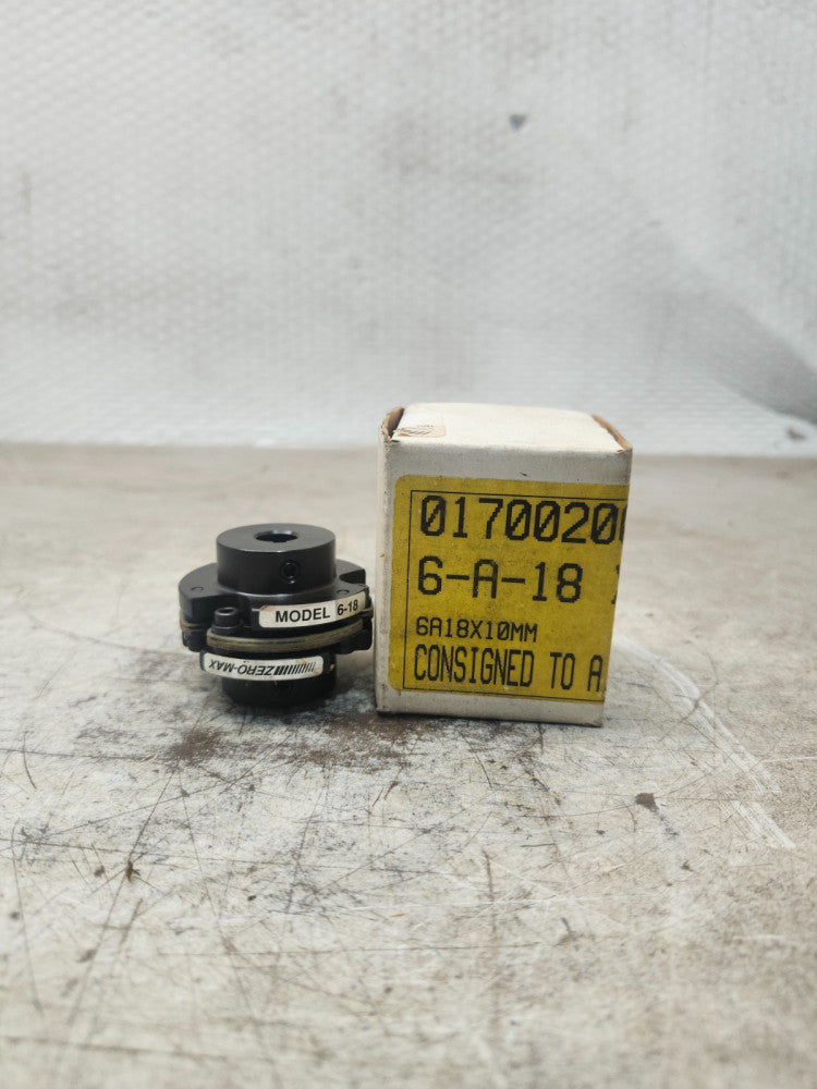 NEW IN BOX ZERO-MAX CD COUPLING DOUBLE FLEX MODEL 6-18