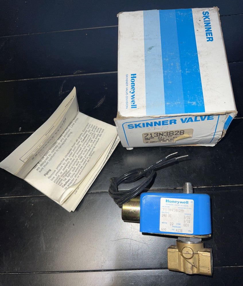 Nos Surplus Honeywell Skinner Valve 713N3B2B