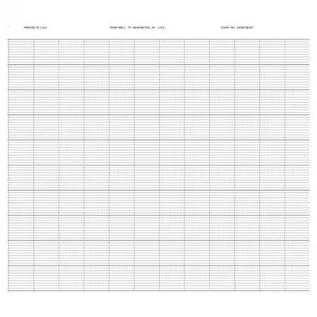 Honeywell Bn  46182708-001 Strip Chart,Roll,Range None,Length 115Ft