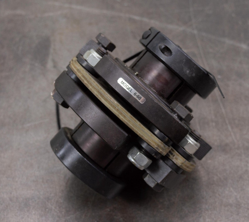 Zero Max 6A60C CD Flexible Steel Shaft Clamp Coupling 38mm Shaft Bore Connector