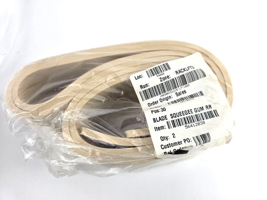 2pcs Blade Squeegee Gum Rear 56412030 Scrubber Sweeper