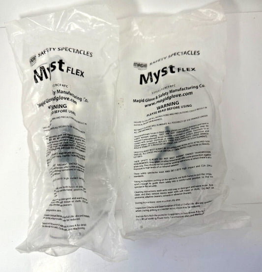2pc Magid Myst FLEX Safety Spectacles Glasses Y19CFAFC