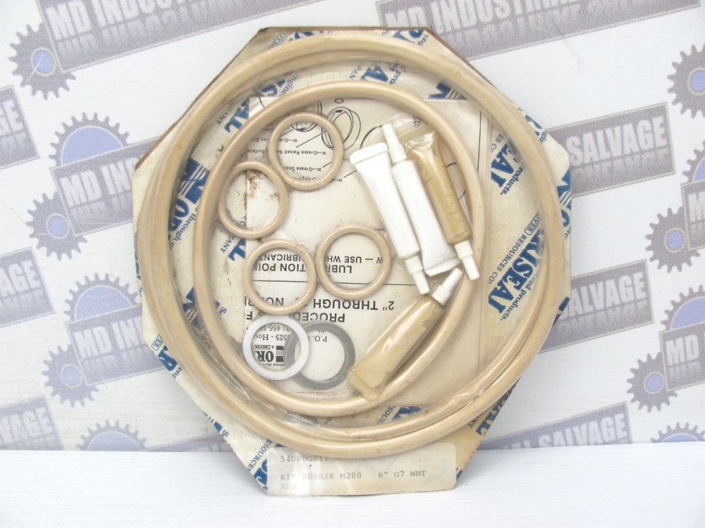 NORRIS - 6" BUTTERFLY REPAIR KIT - Neoprene White - M200 G7 - 54000G017 - (NOS)