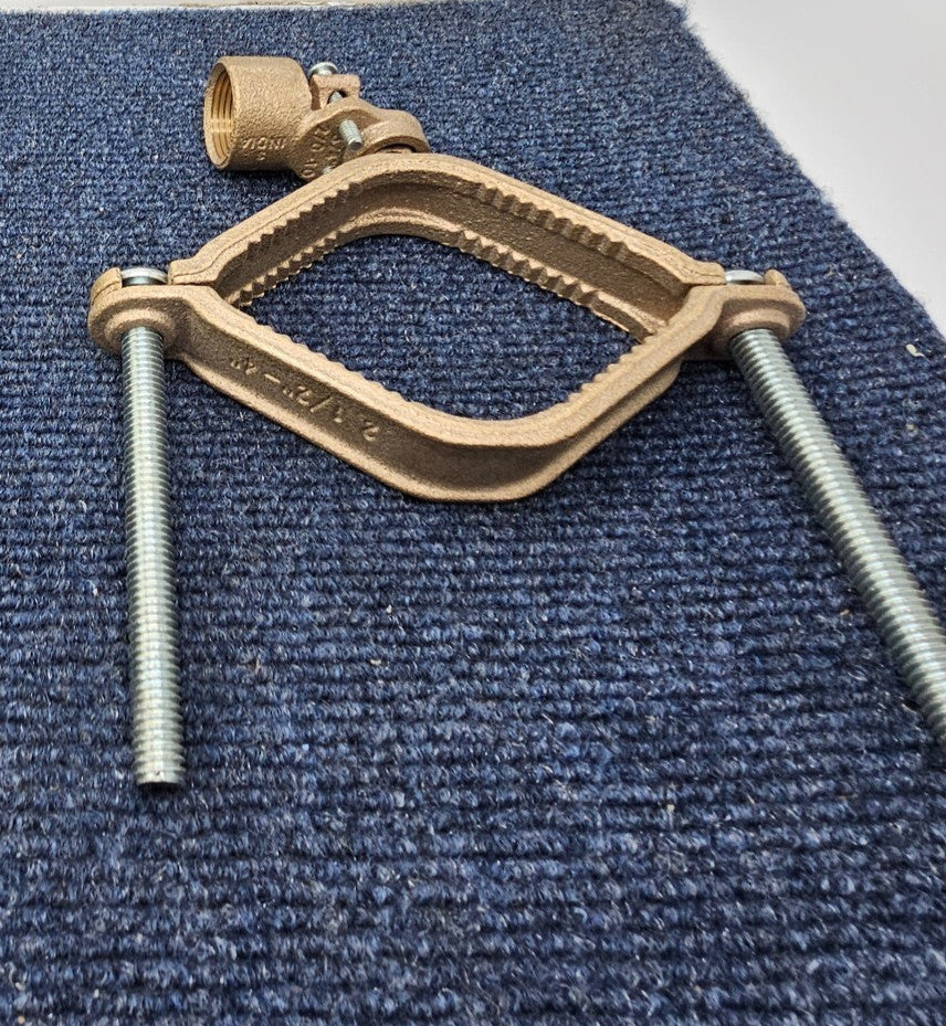 Pipe Grounding Clamp 2-1/2 - 4" 2/0-10 3/4" Steel