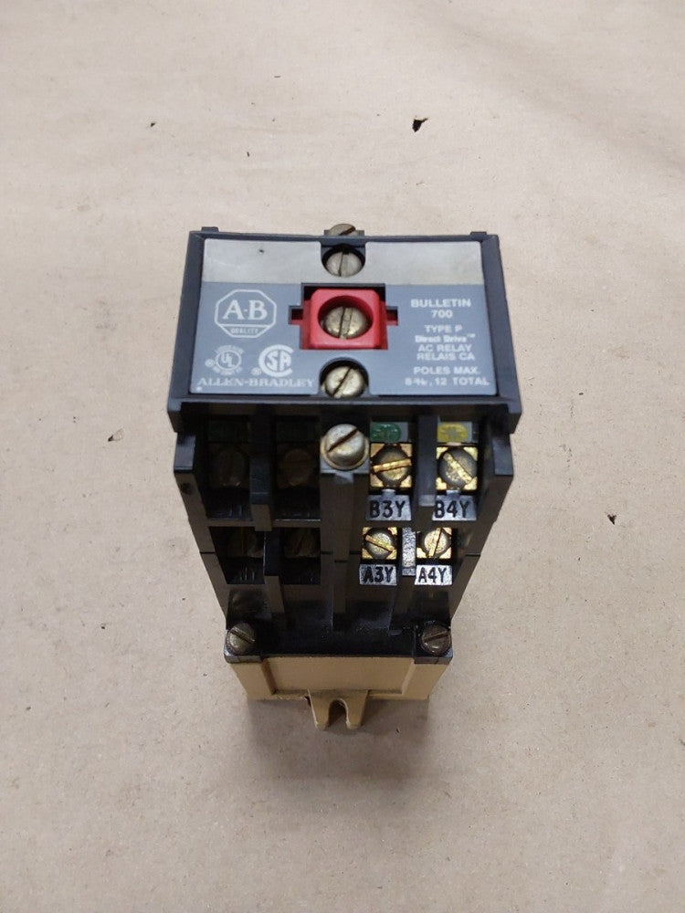 Allen Bradley 700-P800A1 110/115-120 VAC Coil Relay 700P800A1 Type P Ser B