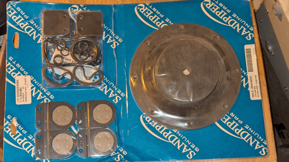 Sandpiper 476.286.363 Kit for HDF 1" Special Duty Gas Pump KIT-WET HDF1 FKM FKM