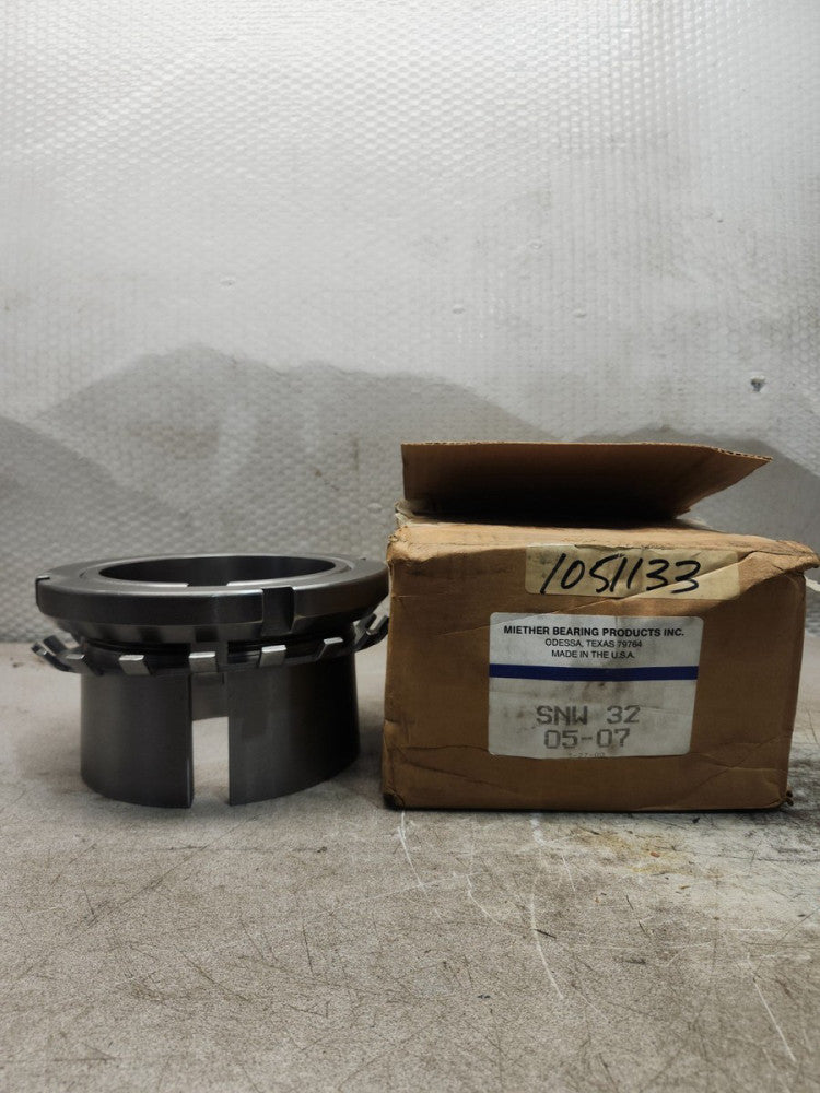NEW IN BOX MIETHERS BEARING ADAPTER ASSEMBLY SNW 32 05-07