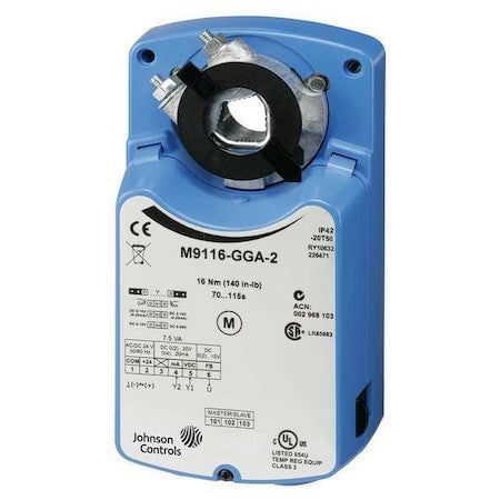 Johnson Controls M9116-Aga-2 Electric Actuator,70 To 115 Sec.