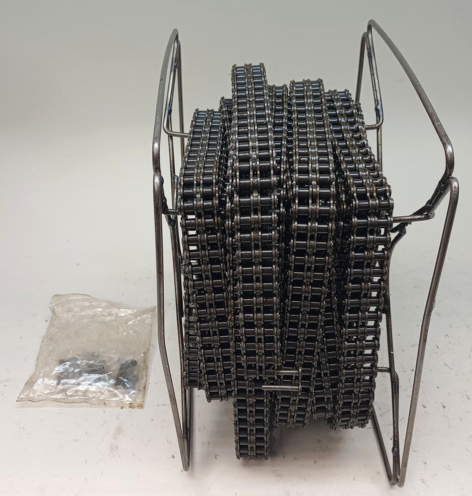 Chain RSC-40-2R-38FT Roller Chain Number 40 2 Row 38FT Length Riveted