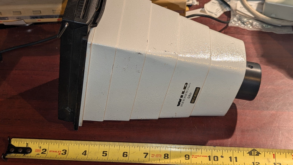 Wild Heerbrugg 0.8X Polaroid Camera Microscope Attachment