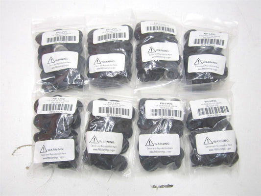 (FW-1-PVC) 1/4" Polyvinylchloride Screw Standard Flat Washer 100ct - Lot of 8