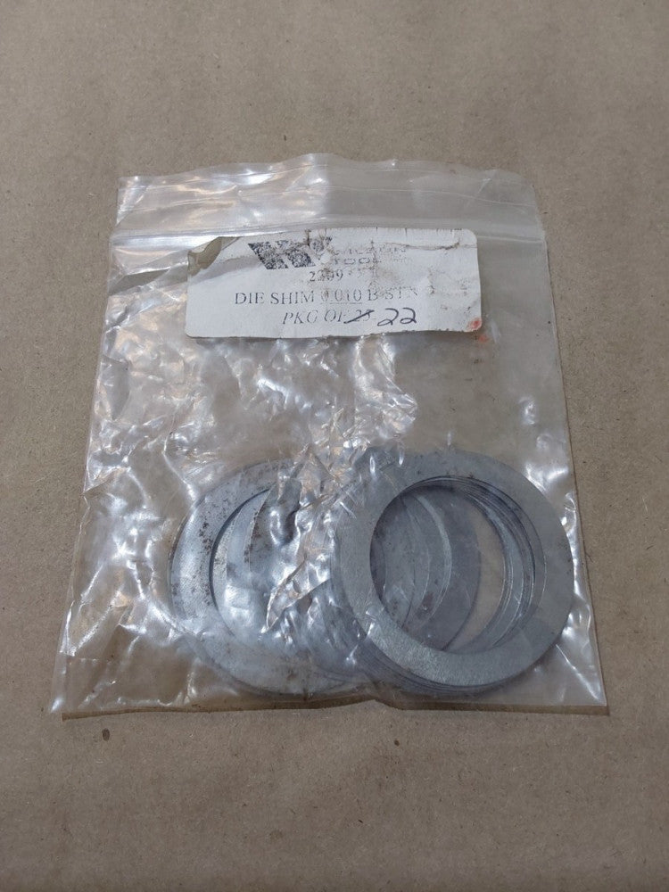 Wilson Tool 2209 Die Shim 0.010 B STN Package Of 22