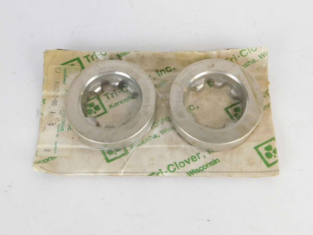 *Lot of 2* Tri-Clover E-Style Wear Rings R60E-2-80 - NEW Surplus!