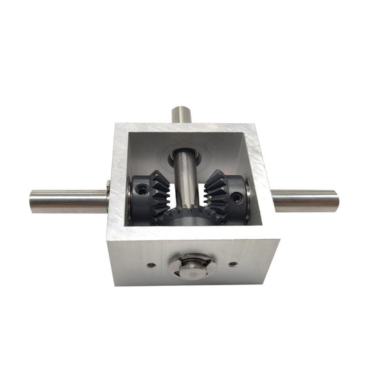 1:1 Right Angle Bevel Gearbox 1.5 Module 20 Teeth 90° Drive 10mm shaft 