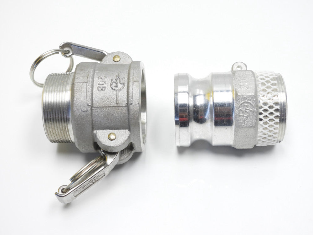 PT Coupling 20B & 20F 2" Aluminum Coupler Assembly Cam & Groove 1000220 1000620 