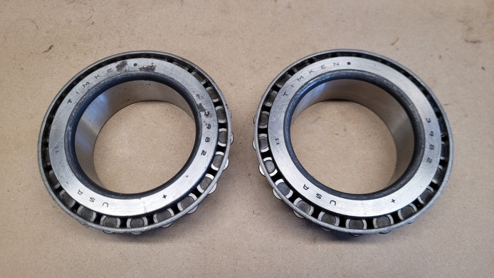 Lot of 2 Timken 3982 Tapered Roller Bearing Cones 2-1/2" Bore
